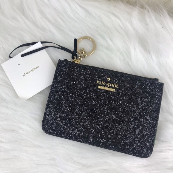 ❌SOLD❌Kate Spade Bitsy Card Case Glitter Wallet - Picture 2 of 8